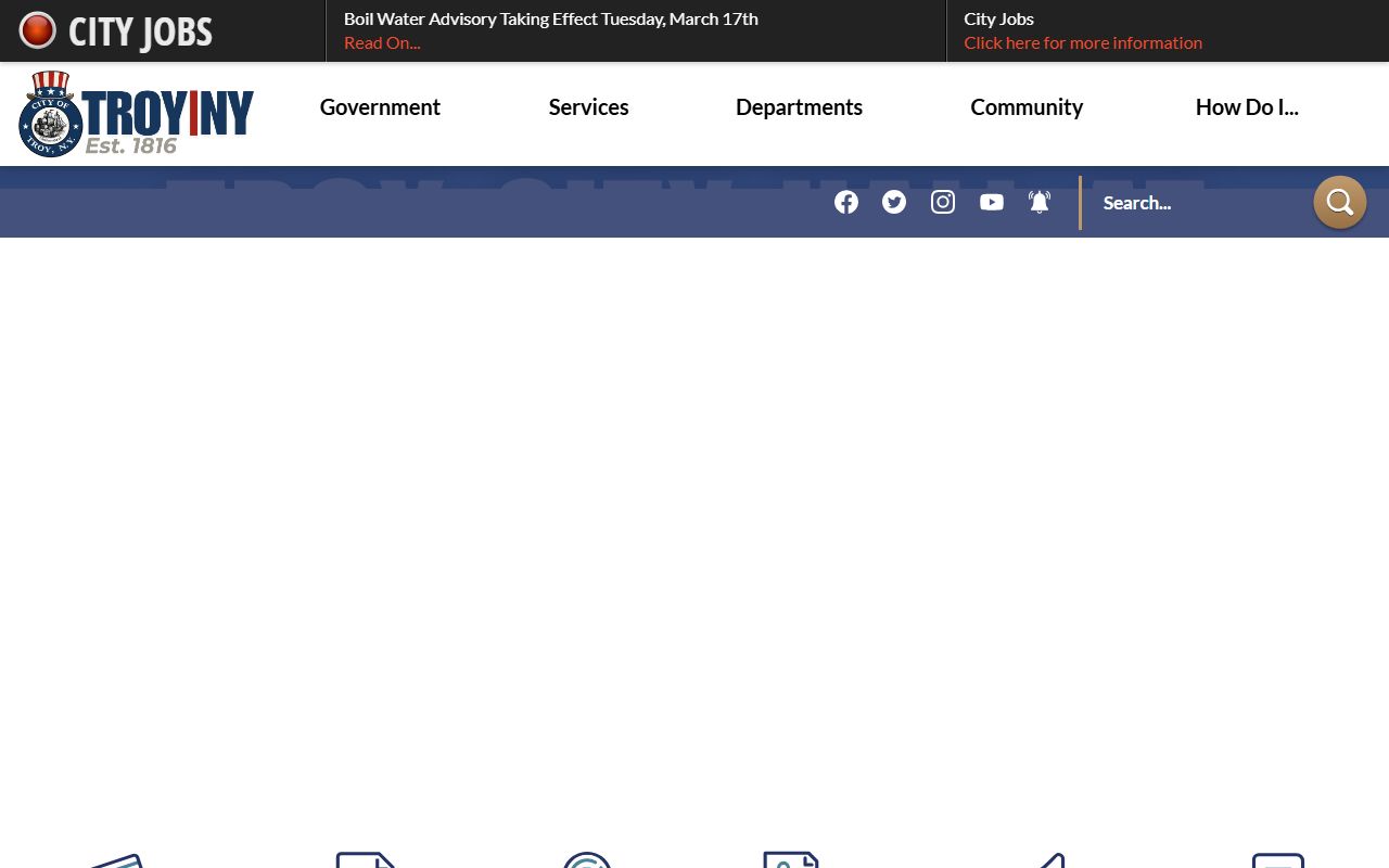 Troy city clerk website for court docket records