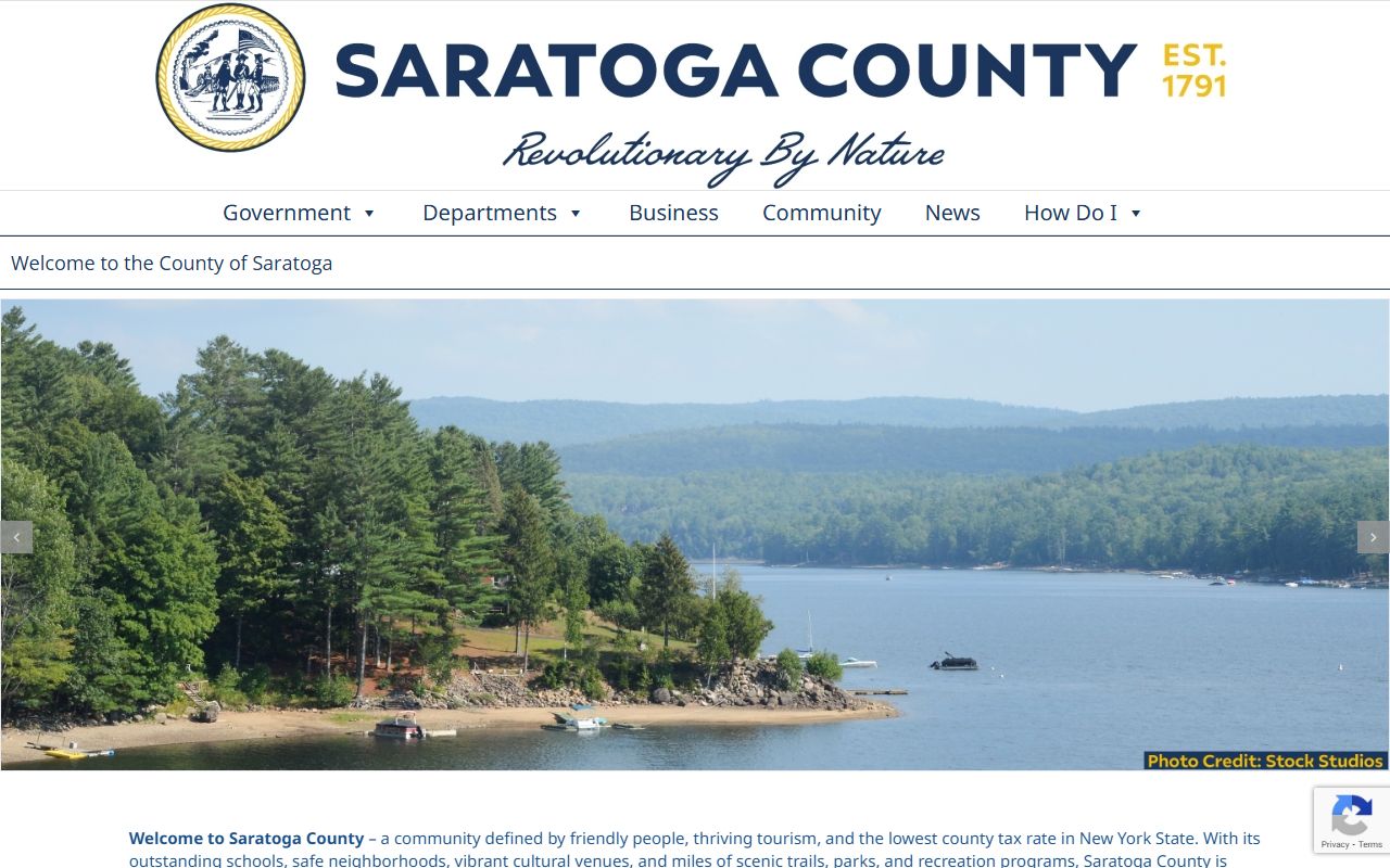 Saratoga County government portal