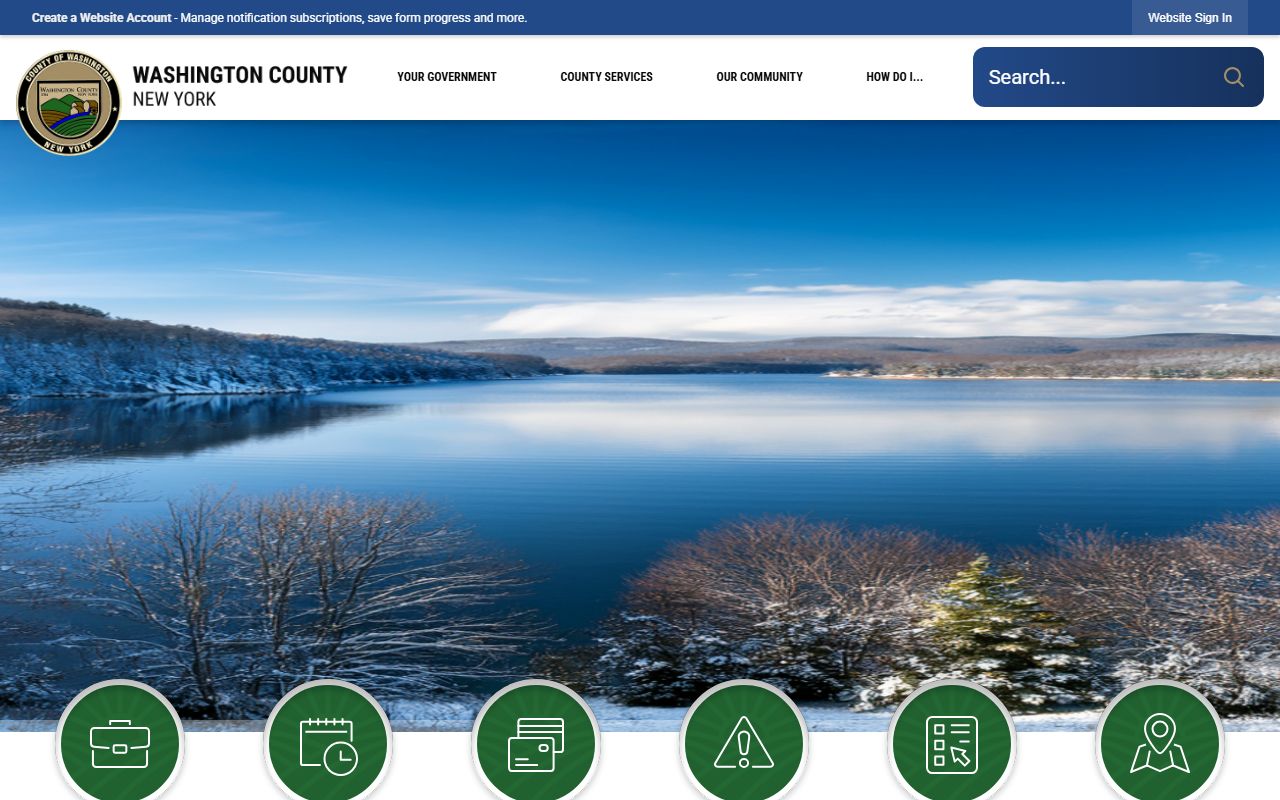 Washington County portal for court docket records